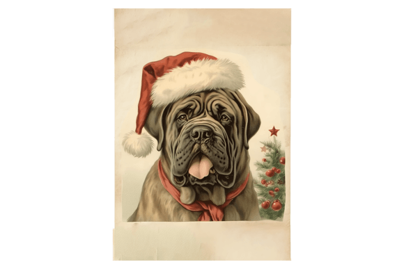 Download Naepolitan Mastiff Christmas Card - Mastiff Collection