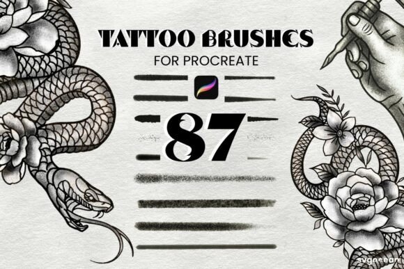 Download Procreate Tattoo Brushes - Tattoo brushes Collection