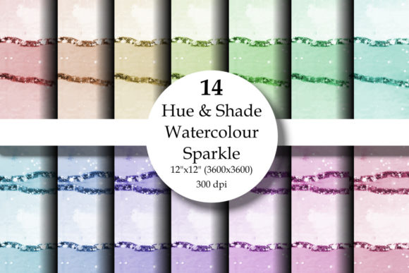 Download Hue &amp; Shade Watercolour Sparkle - Premium Resources