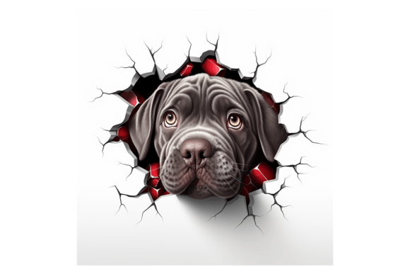 Download Christmas Neapolitan Mastiff Broken Wall 3 - Mastiff Collection