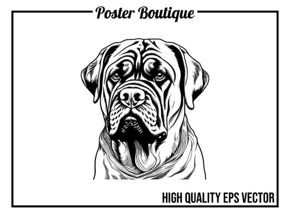 Download Mastiff Dog Vector EPS - Mastiff Collection