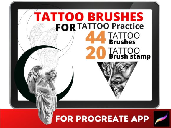Download Tattoo Brushes Roman Tattoo Stencil - Tattoo brushes Collection
