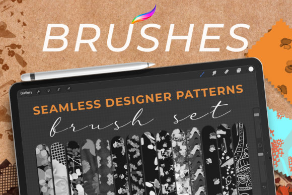 Download Seamless Pattern Brushes for Procreate - Seamless pattern brushes Collection