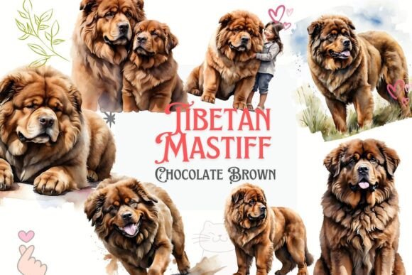 Download Chocolate Brown Tibetan Mastiff Dog - Mastiff Collection